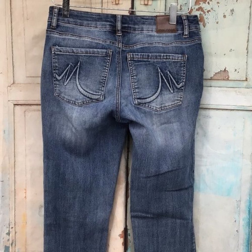Maurice Womans 2R Blue Jeans FLAW Mid Low Rise - Picture 5 of 8